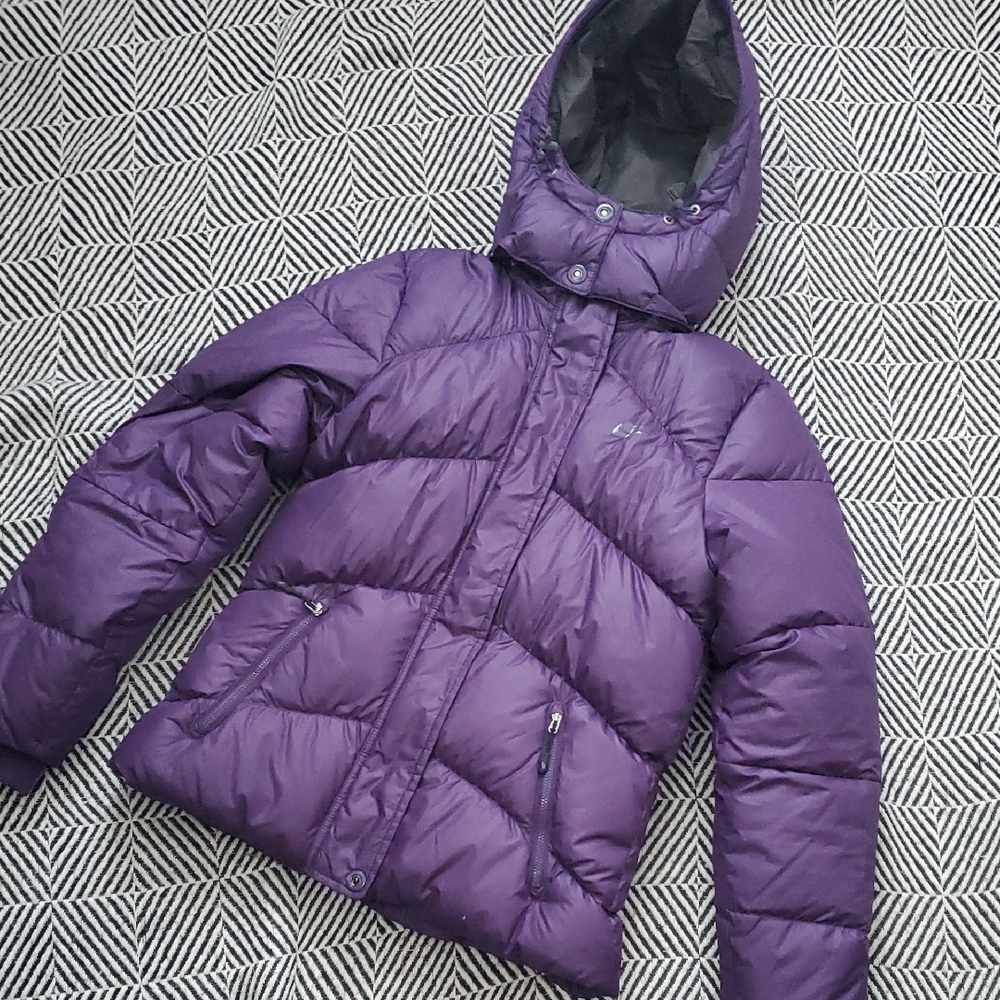 Nike Women's Purple Ski Puffer Jacket